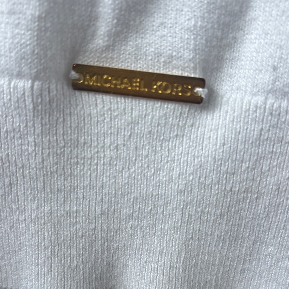 Michael Kors White Cowl Neck Sweater - Picture 3 of 4